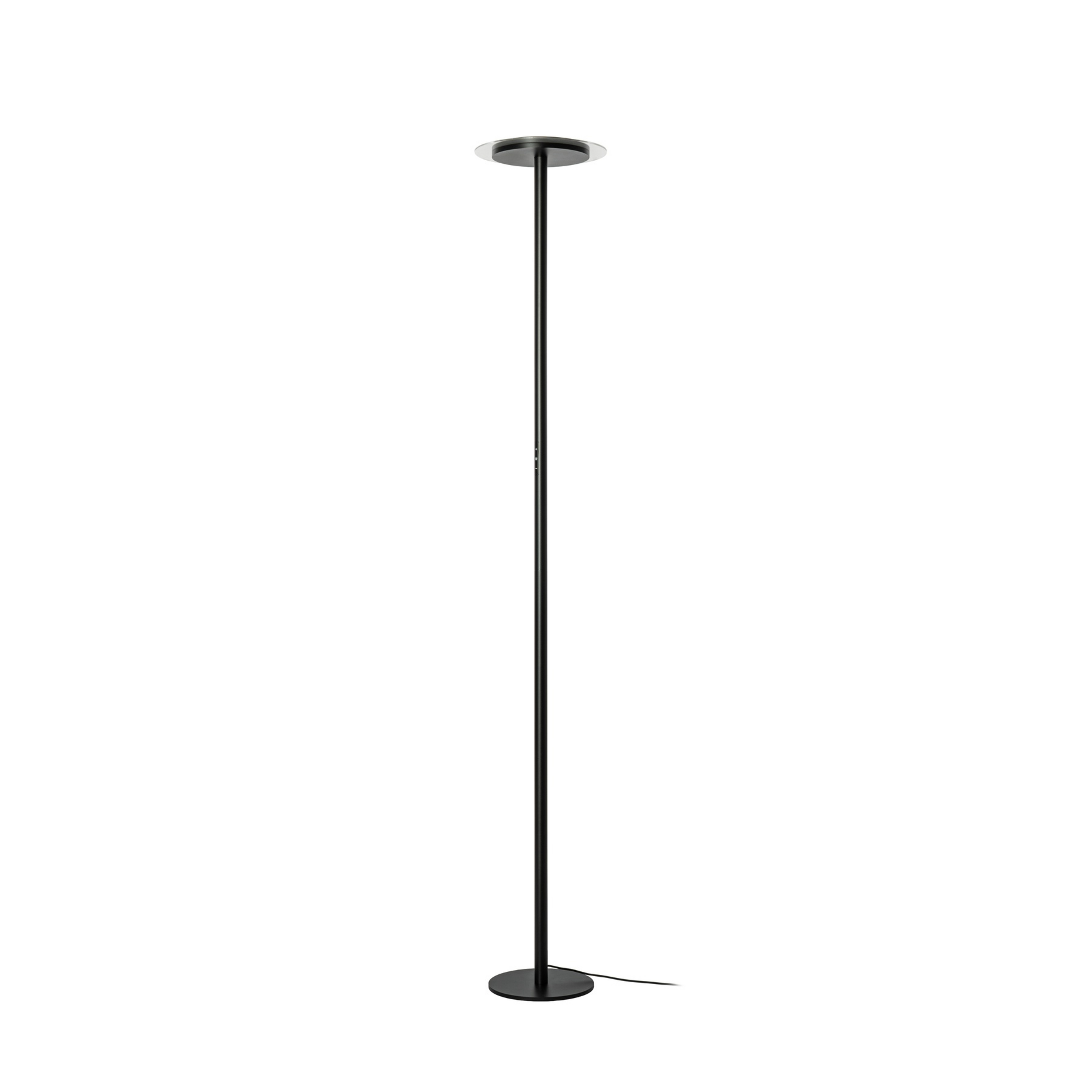 Lampadaire LED Frile, noir, à intensité variable, hauteur 190 cm, métal -