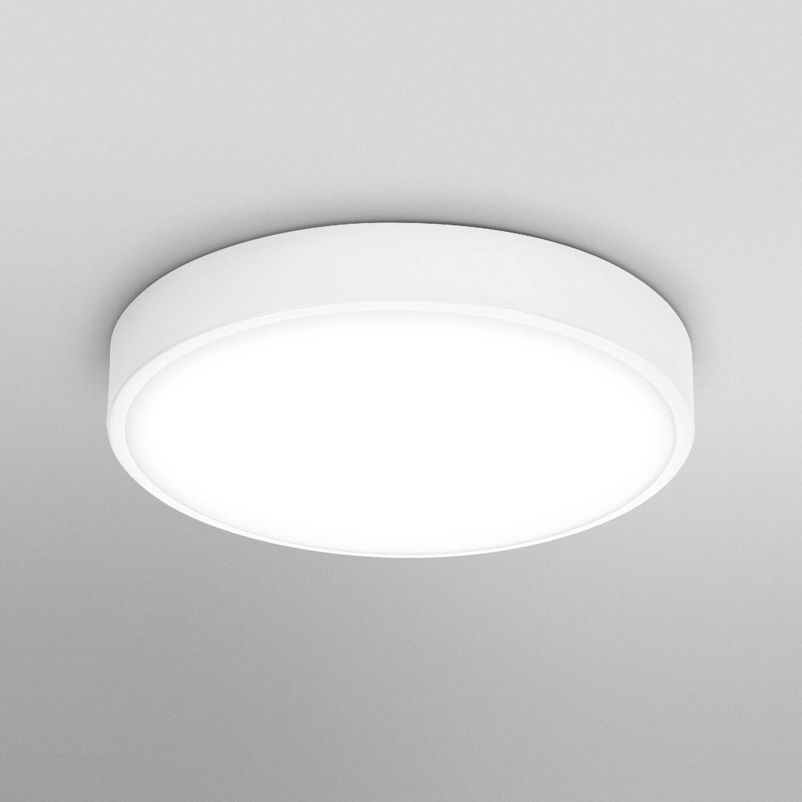 Lampa sufitowa LED OSRAM ORBIS SLIM MOIA, biała Ø 28 cm metal
