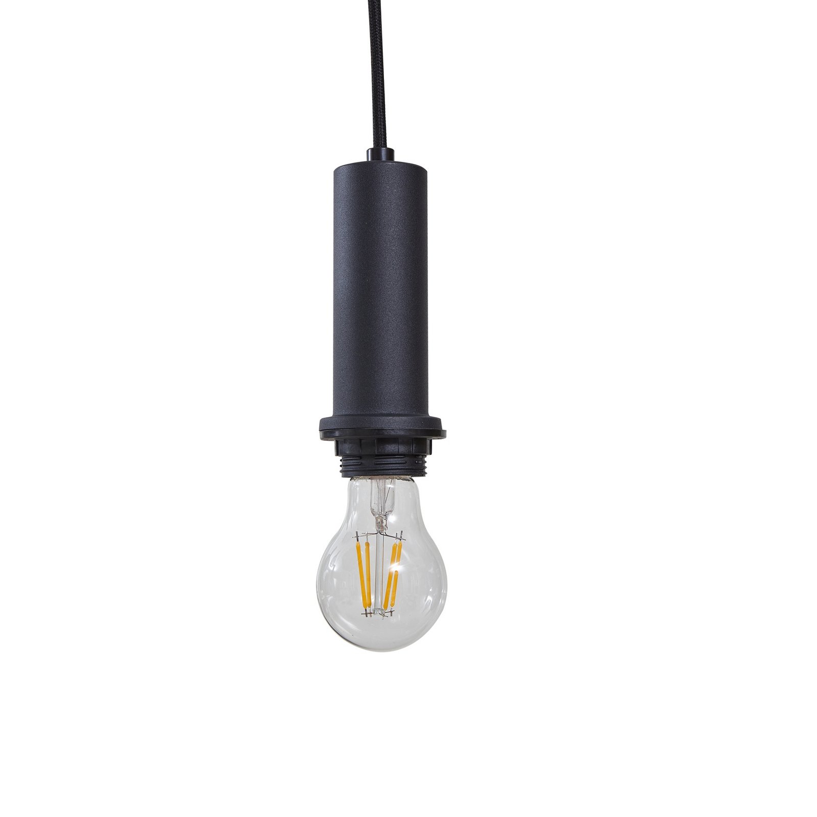 Tolli 6 Lampa Wisząca Szary/Czarny - Lindby