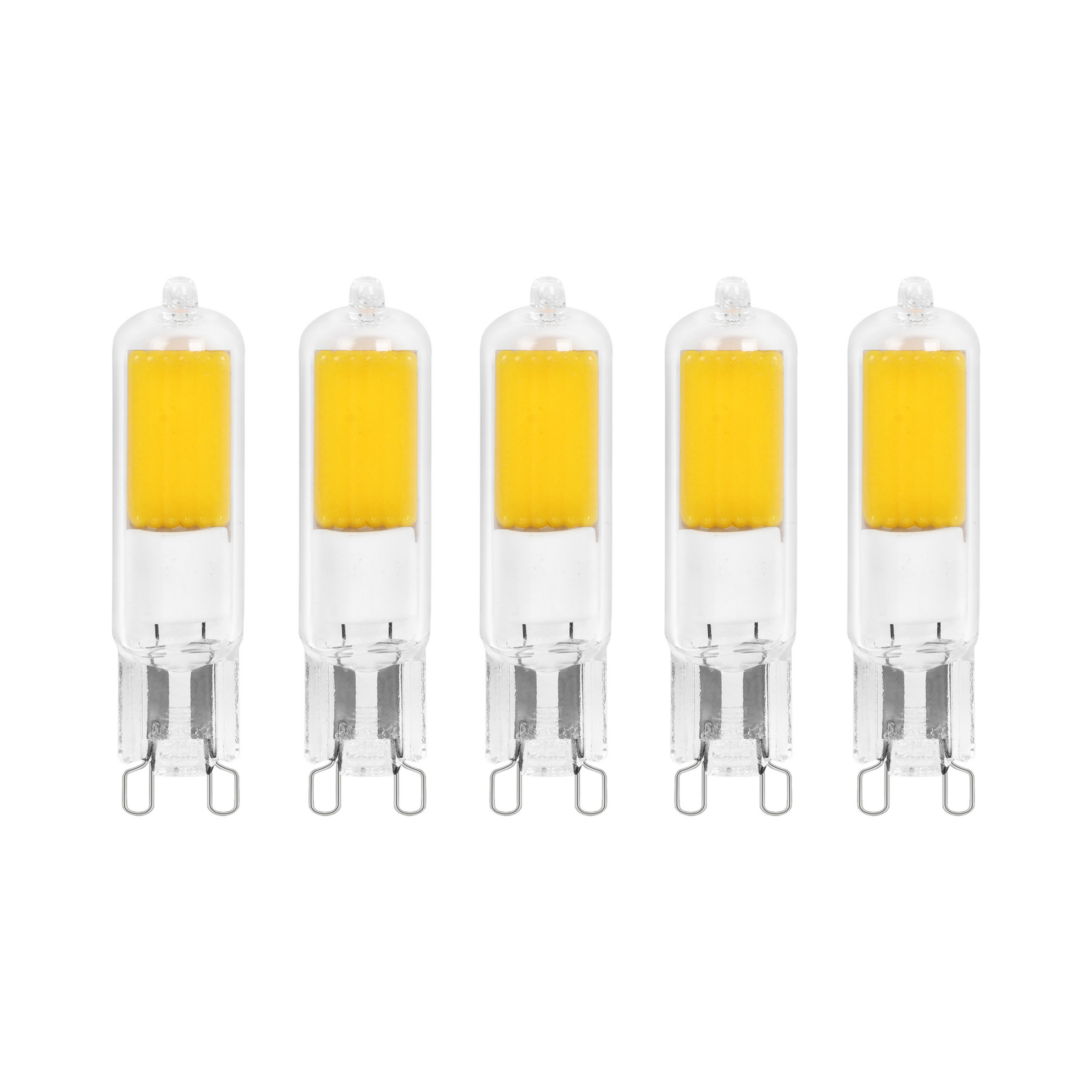 Arcchio LED-Stiftsockellampe, G9, 4W, 3000K, 5er-Set