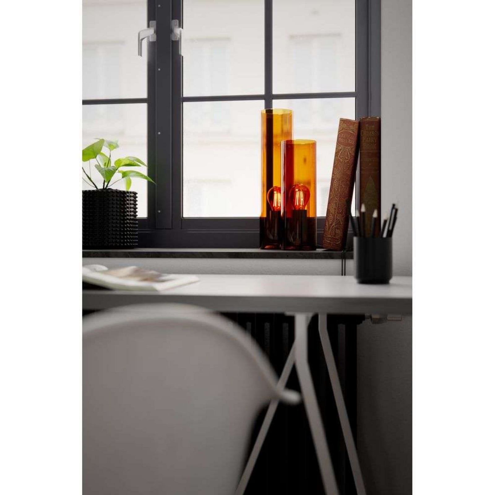Flake Tischleuchte H40 Brandy By Rydéns - Wohnzimmer