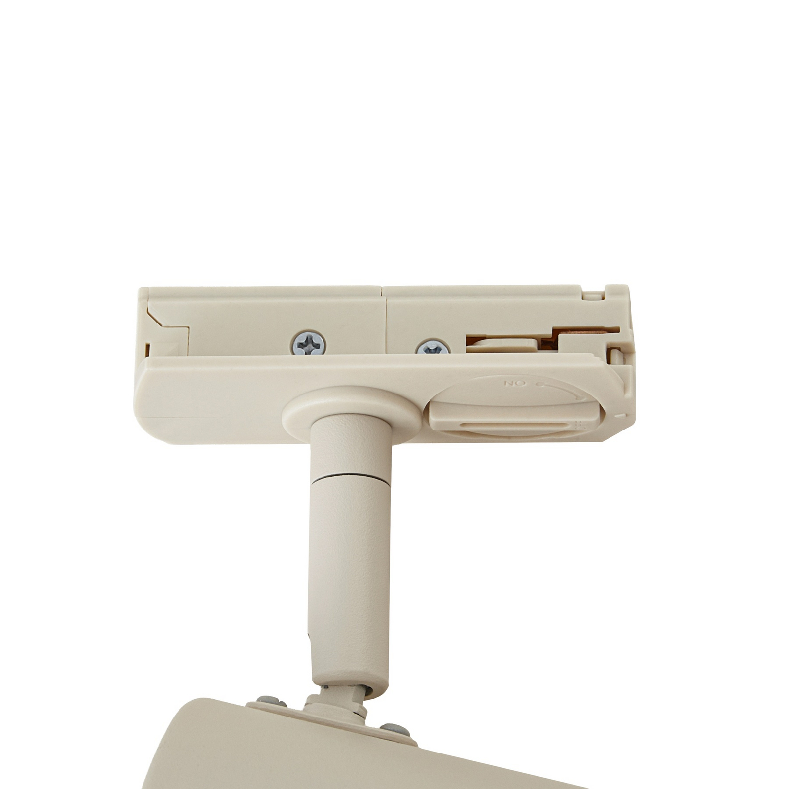 Lindby Schienenspot Linaro, GU10, Ø 6 cm, beige, 1-Phase