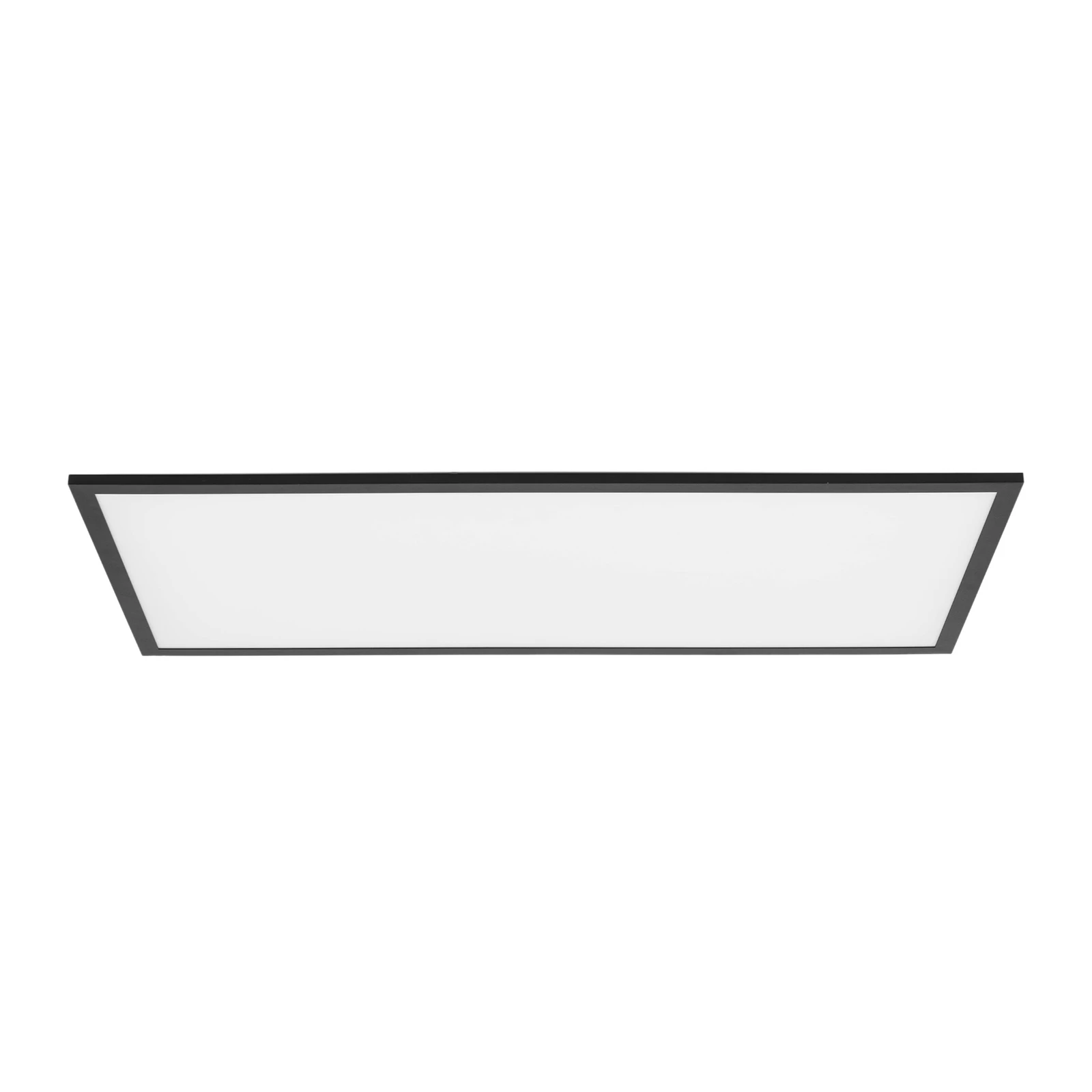 Panou Lindby LED Lamin, negru, 80 cm, CCT, dimabil, telecomandă