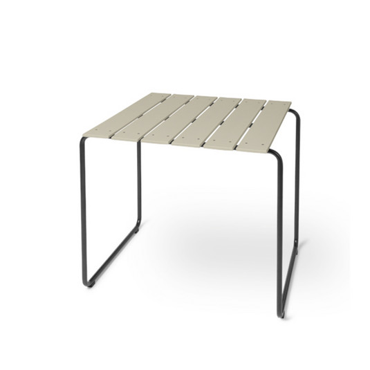 OCEAN bord, sandfarget, plast, 70 cm x 70 cm – Mater