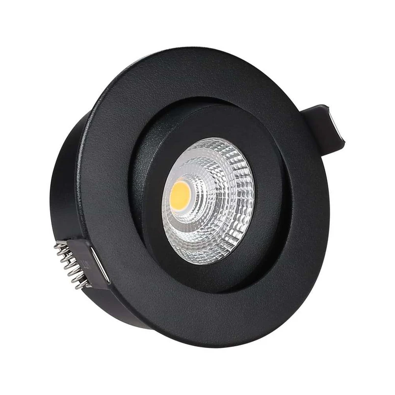 ANTIDARK - Downlight Spotlight 7W 3000K Tilt Schwarz