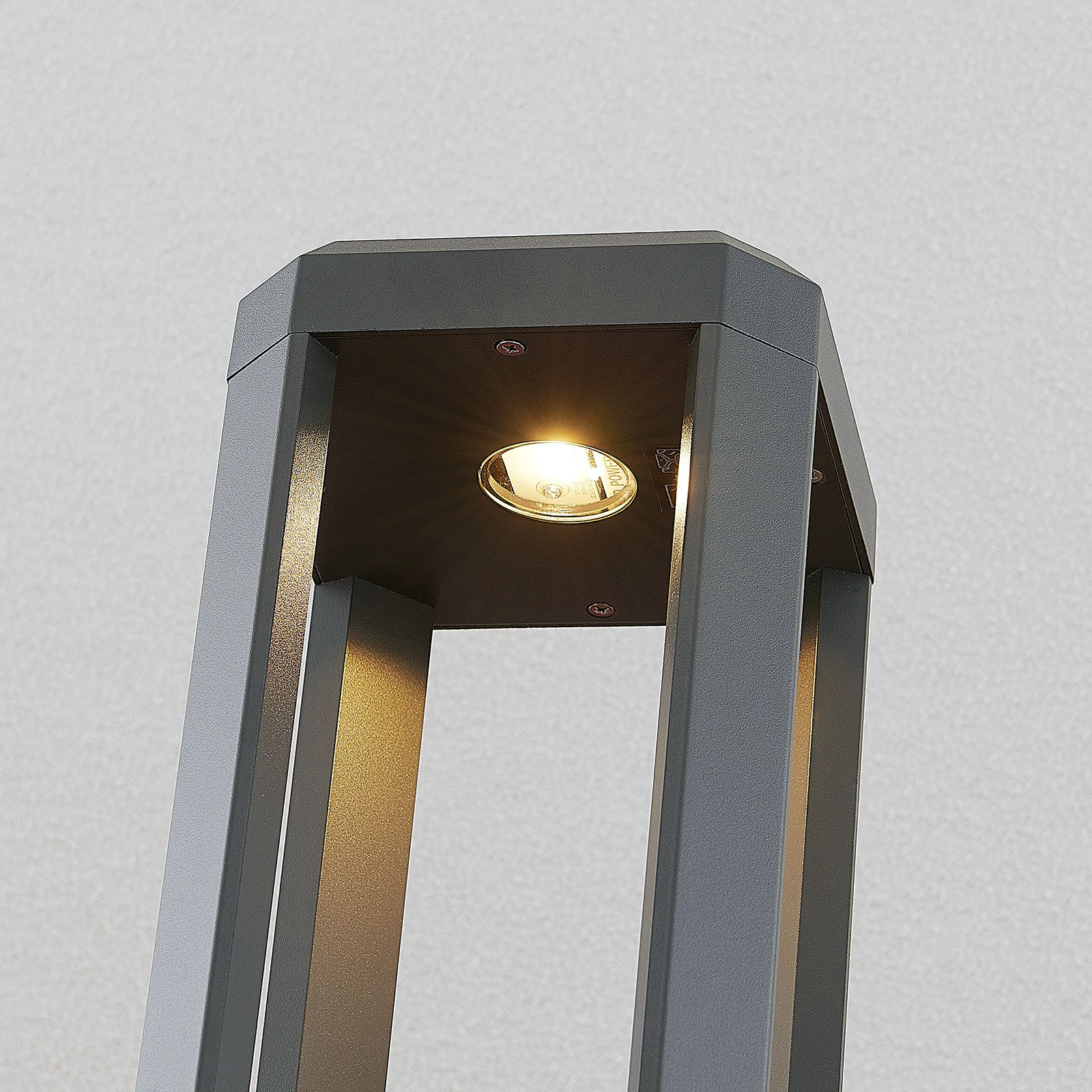 Sobremuro LED Fery antracita, 50 cm