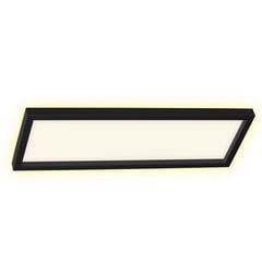 LED stropní světlo 7365, 58 x 20 cm, černá