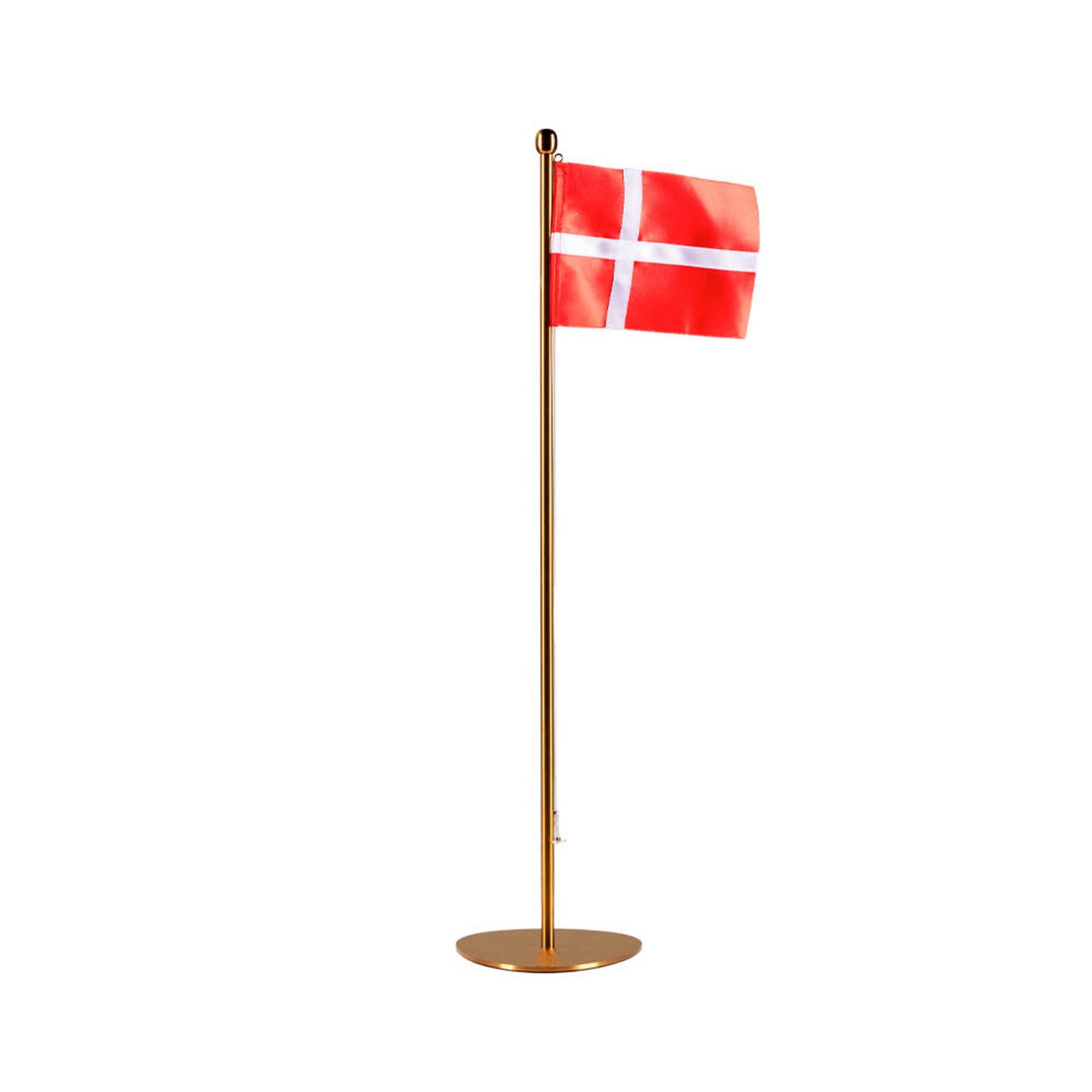 Bordflagstang H50 m/Dansk Flag Messing - Piet Hein