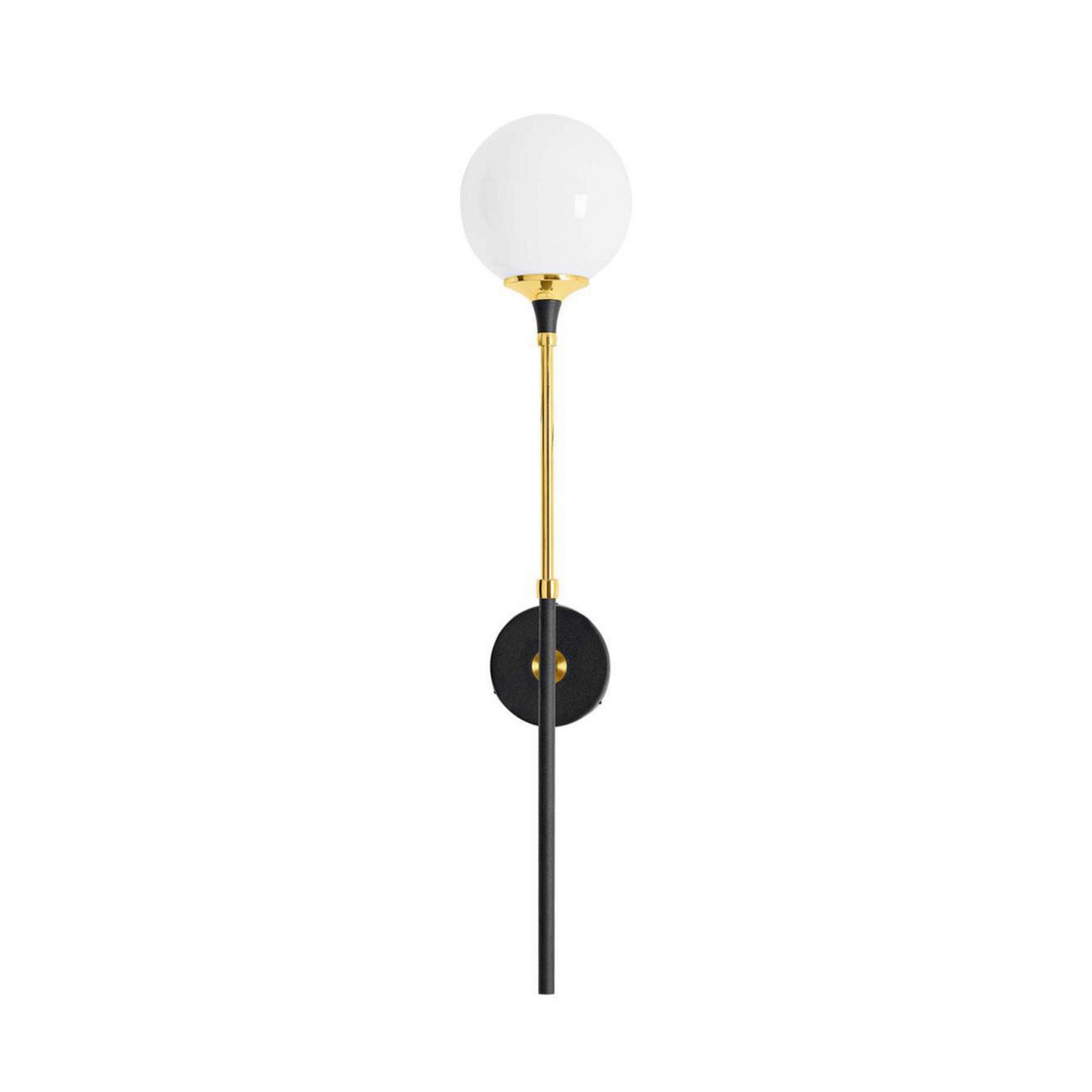 Candeeiro de parede Stilnovo Galassia, largura 14 cm, dourado