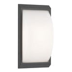 053 outdoor wall light, motion detector, graphite