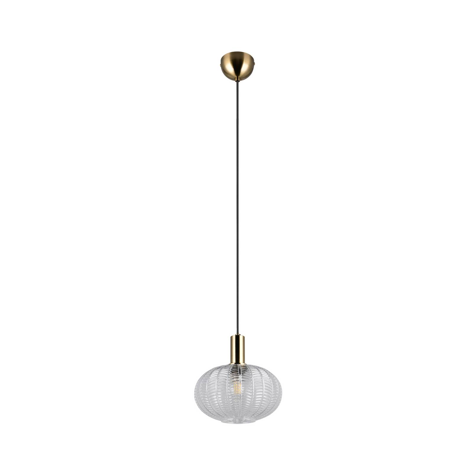 Hängeleuchte Elvezia, klar, Ø 26 cm, Glas, E27