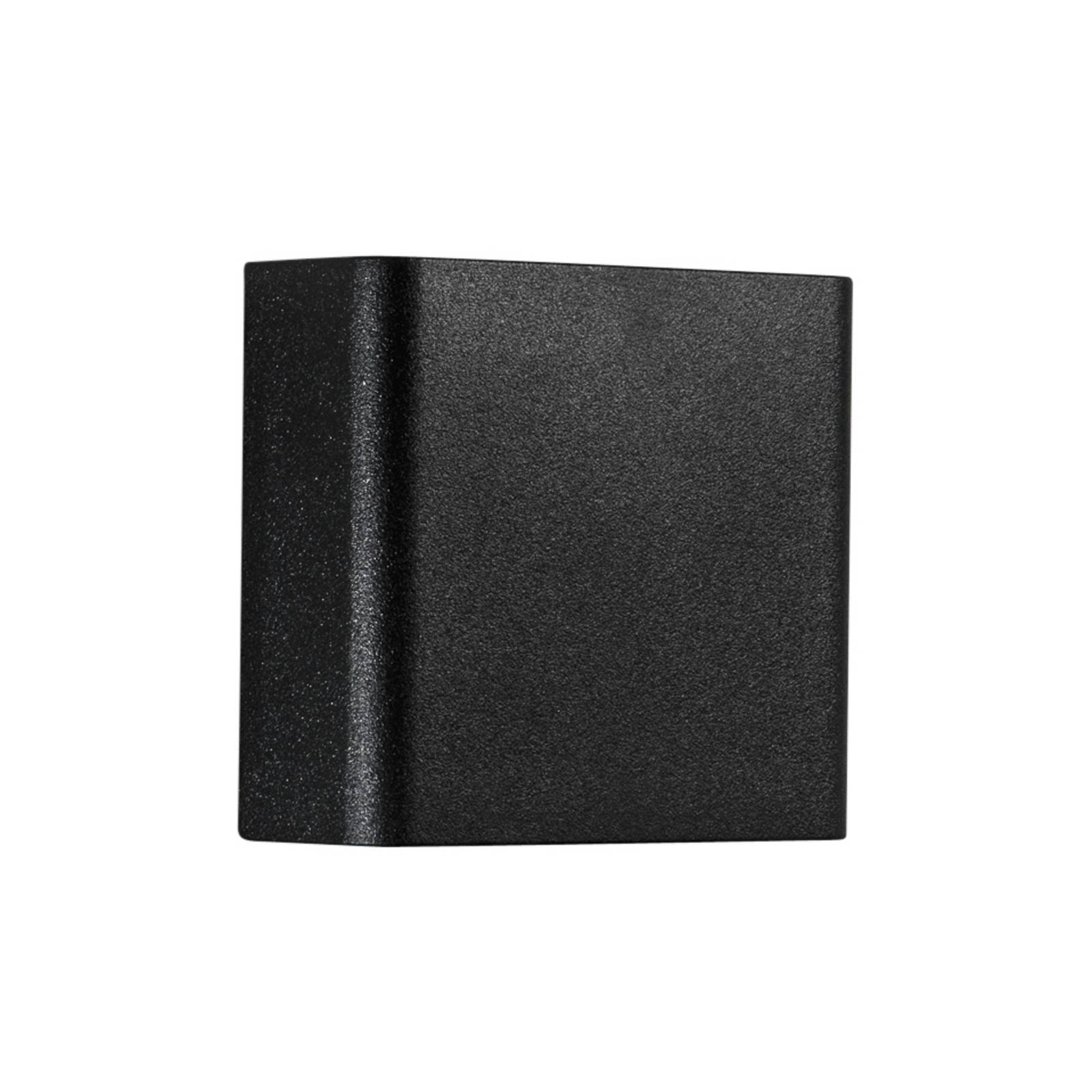 LED-Außenwandlampe KLEIN, schwarz, Breite 11 cm, Kunststoff
