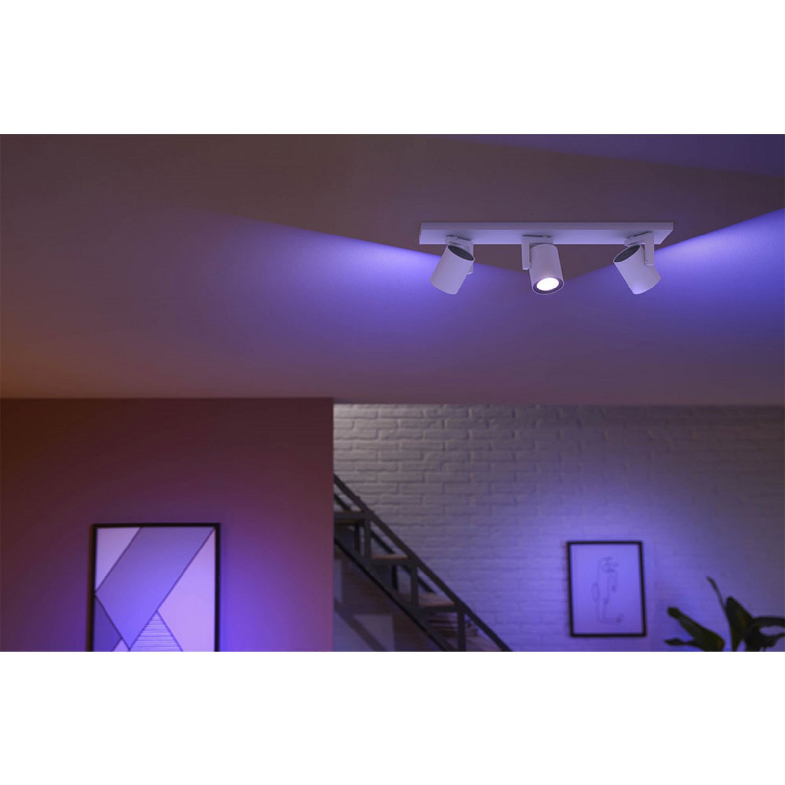 Argenta Spot White 3 pcs. Bluetooth White/Color Amb. - Philips Hue