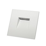 Candeeiro de parede embutido DOTLUX LED EASYSTAIR alumínio branco 8,2 x 8,2 cm