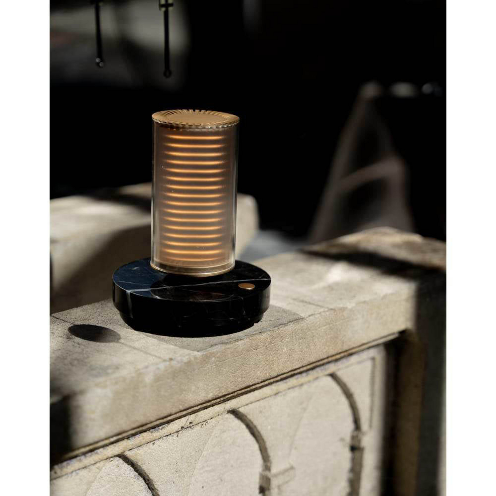 La Lampe Frechin Portable Lampe de Table Ø13x16,6 Golden/Black - DCW