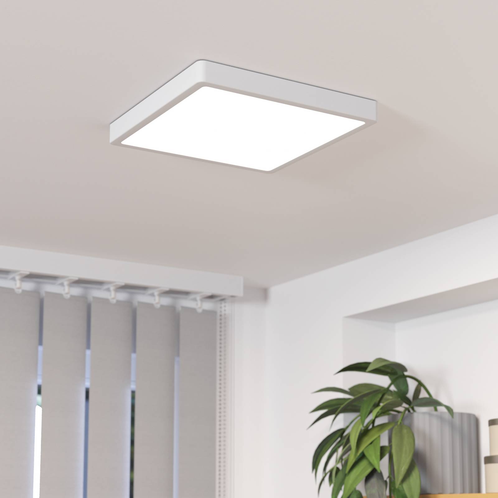 EGLO LED opbouwpaneel Fueva 5 IP20 830 wit 28,5x28,5cm