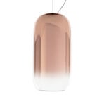 Artemide Gople hanging lamp, copper/black