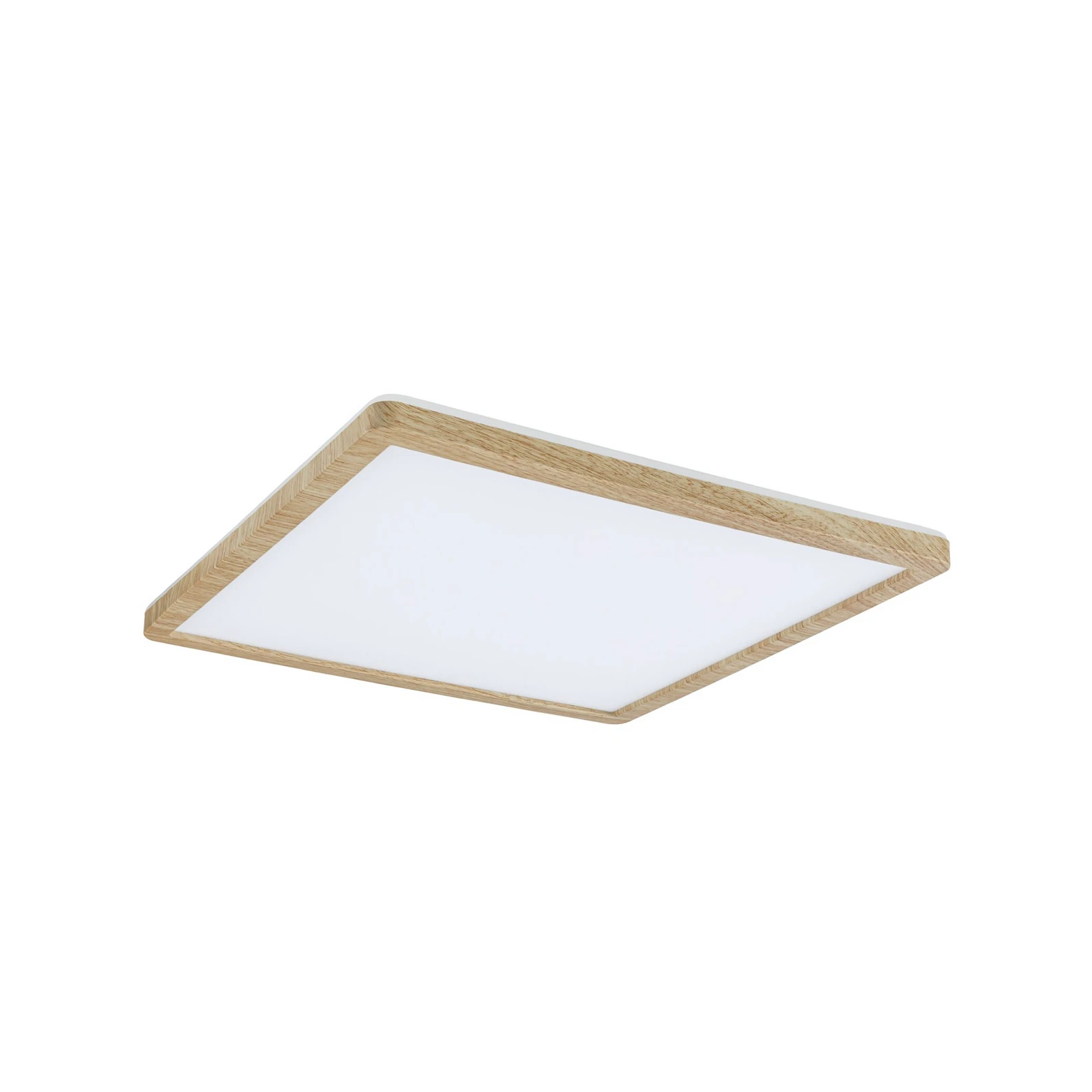 Paulmann LED-Panel Atria Shine 29cm holz IP44 3000K an/aus