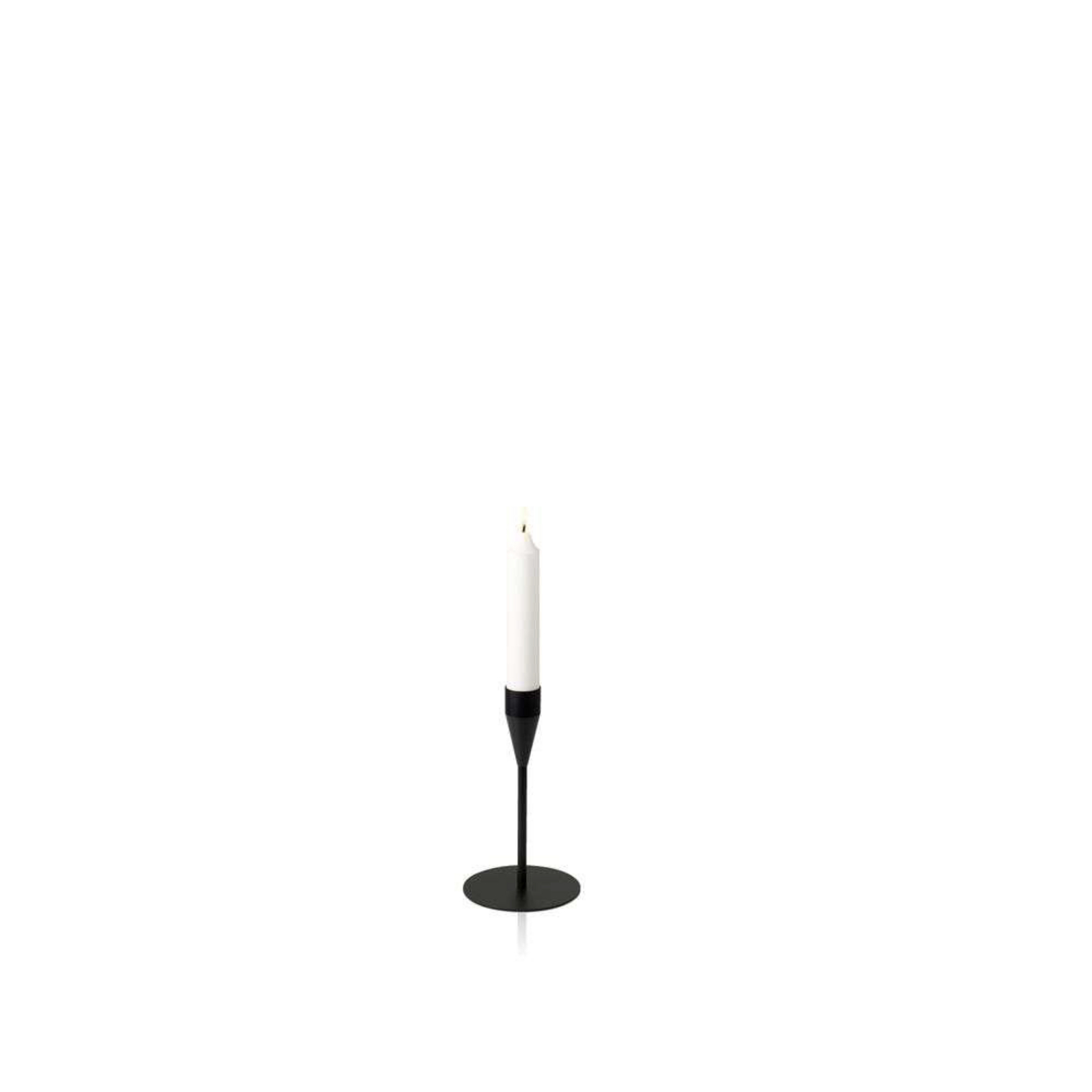 Mars Maxi Candle Holder H32 Black - Piet Hein