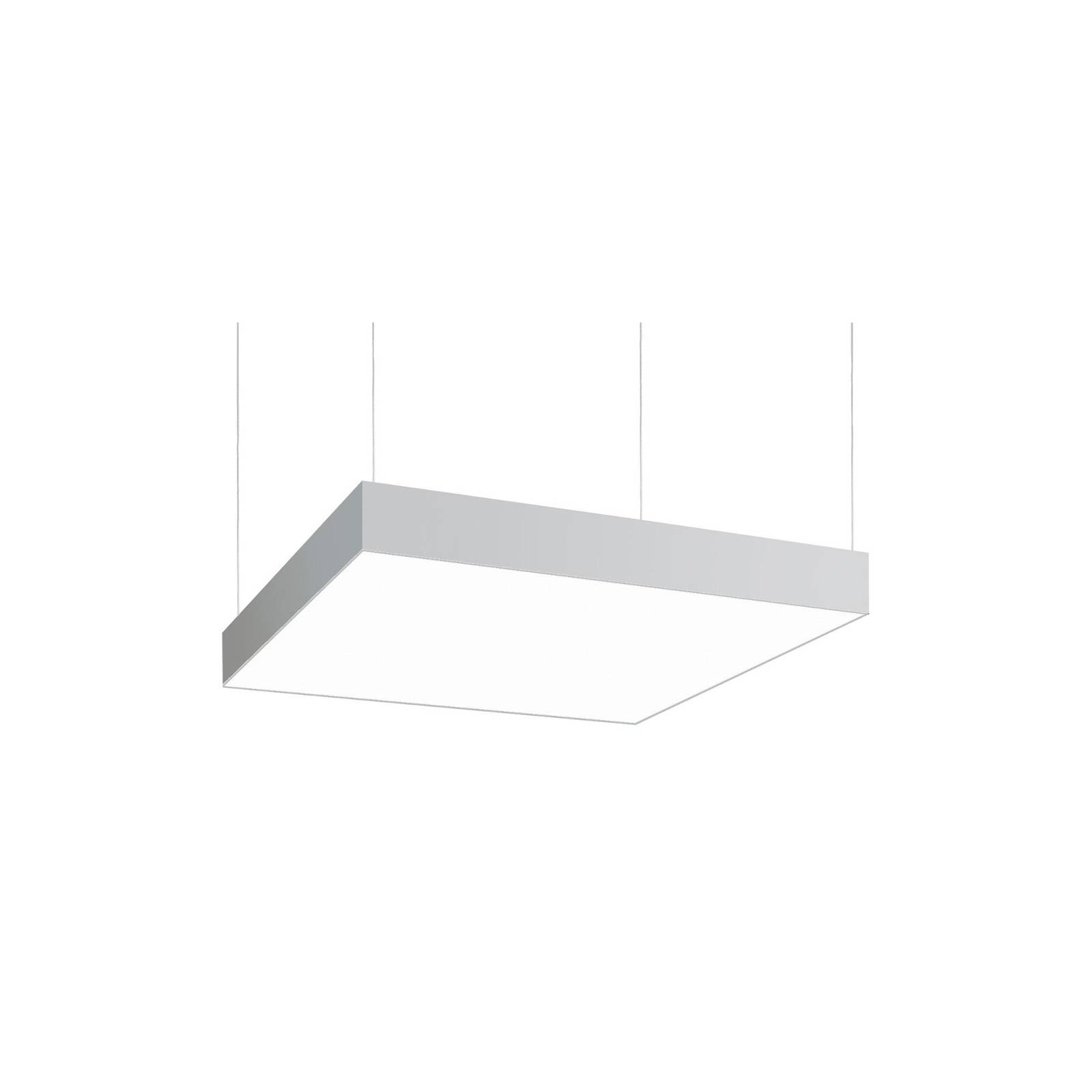BRUMBERG LED-Pendel Biro Square, DALI dimmbar, silber, 4000K
