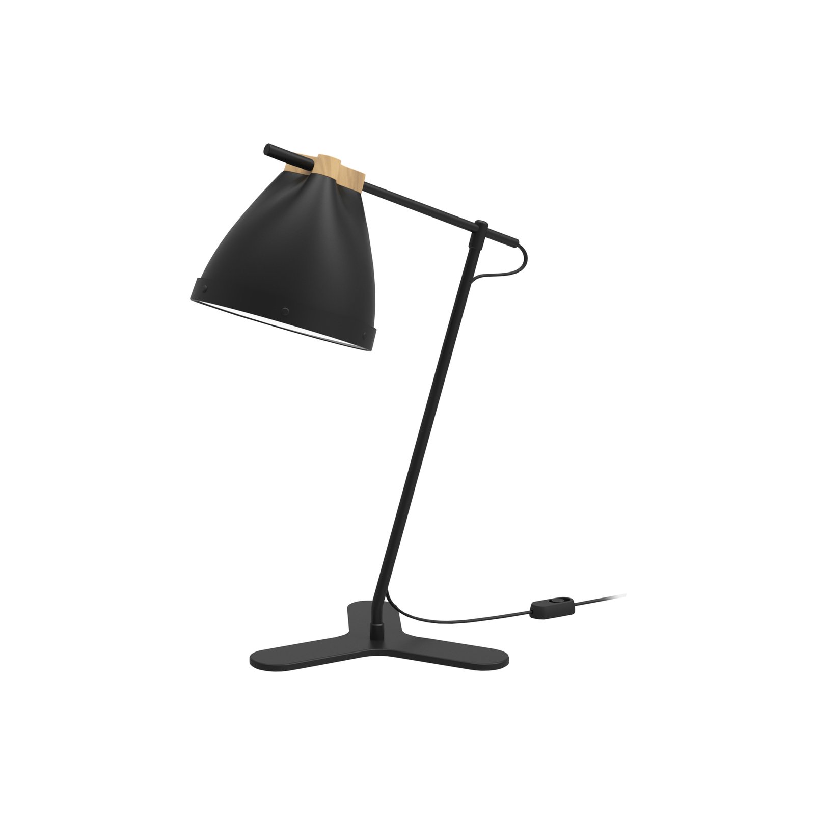 Aluminor Clarelle lampa stołowa, czarna