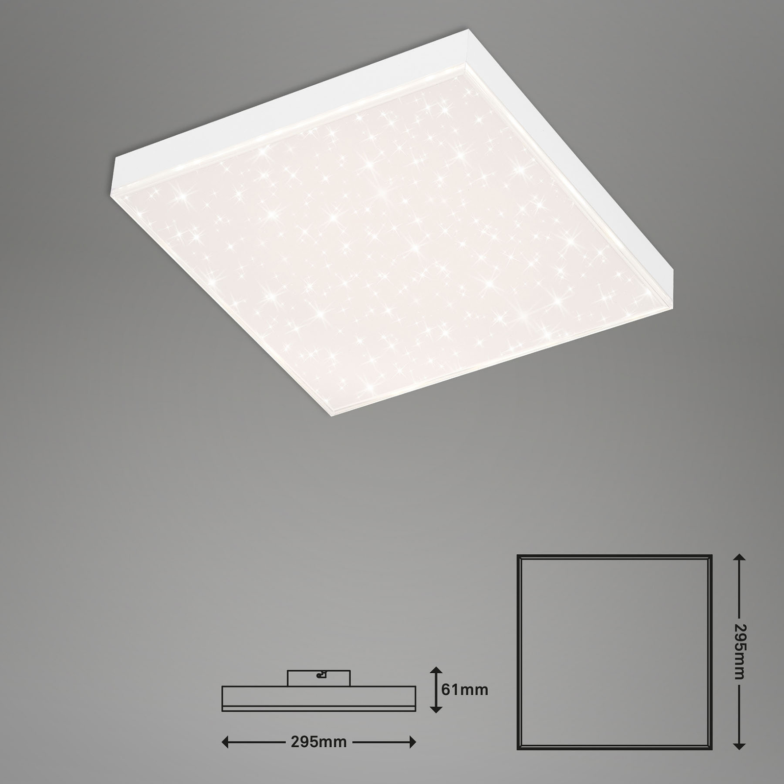 LED-Sternenhimmel Frameless CCT, quadratisch