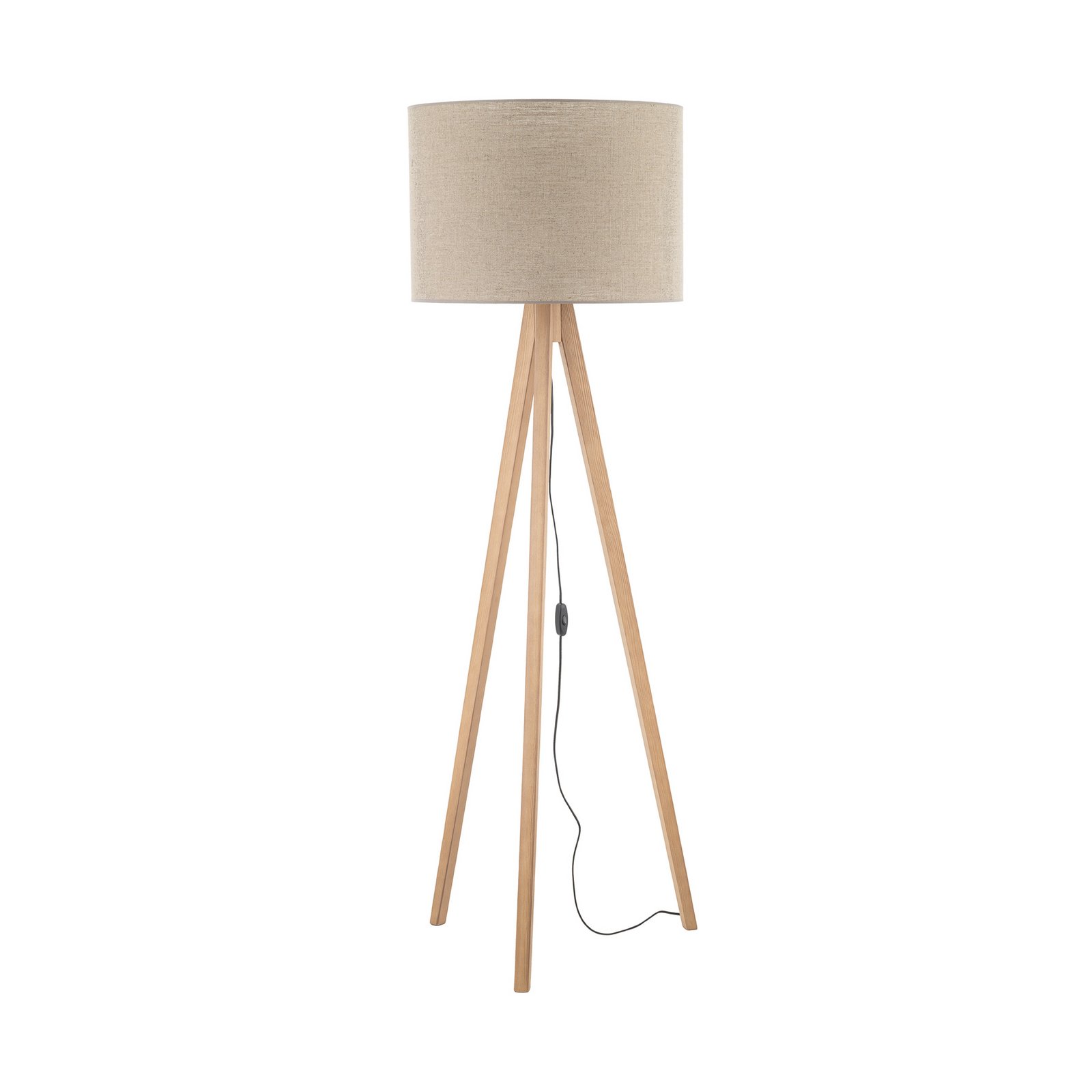 Piantana Grand, beige/pino, altezza 145 cm, E27