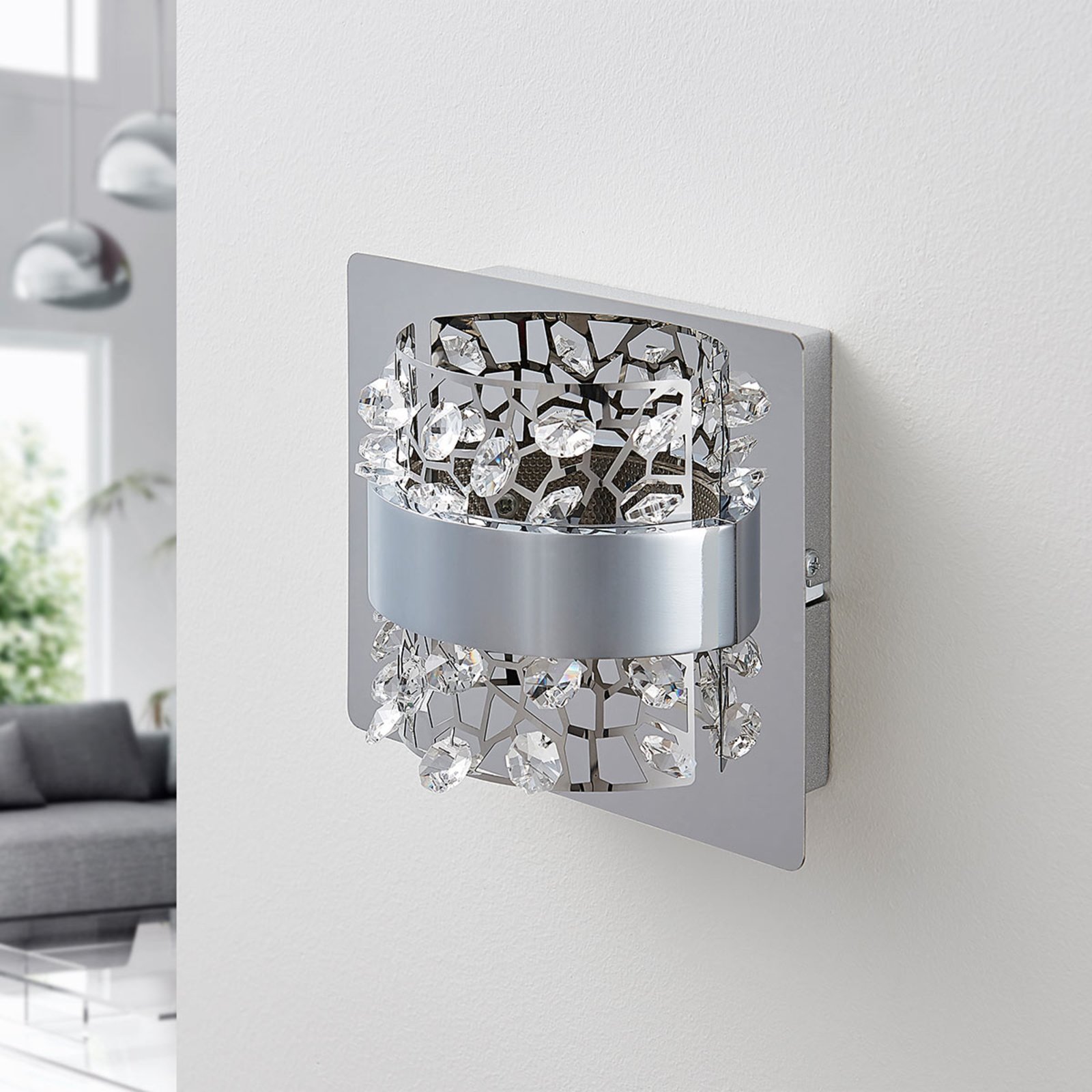 Neelie LEDWandlamp Chrome - Lucande