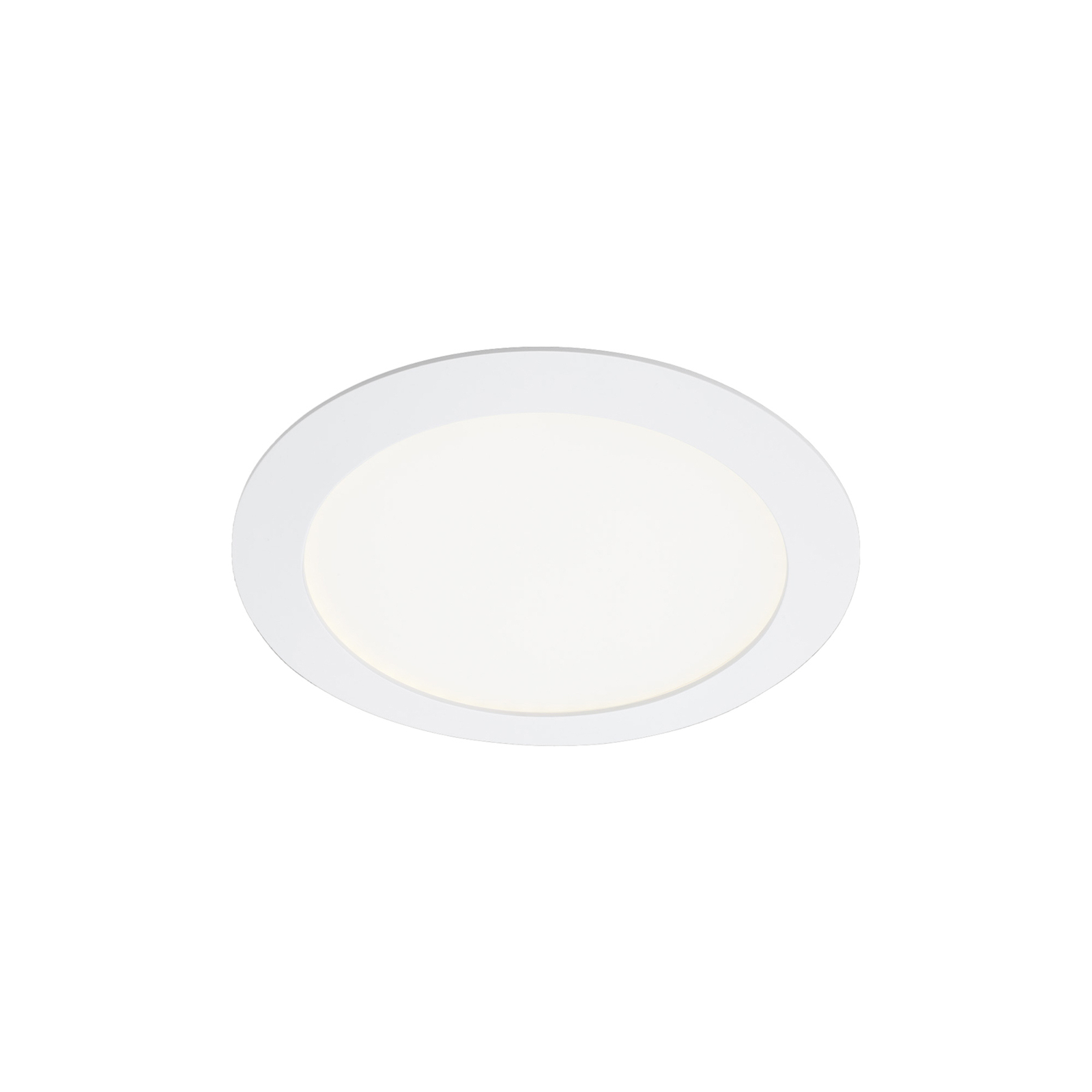 LED-Einbauleuchte Virgo, RGBW, weiß, Ø 17 cm