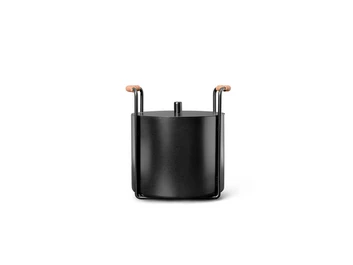 Port Kindling & Ash Bucket Schwarz - Ferm Living