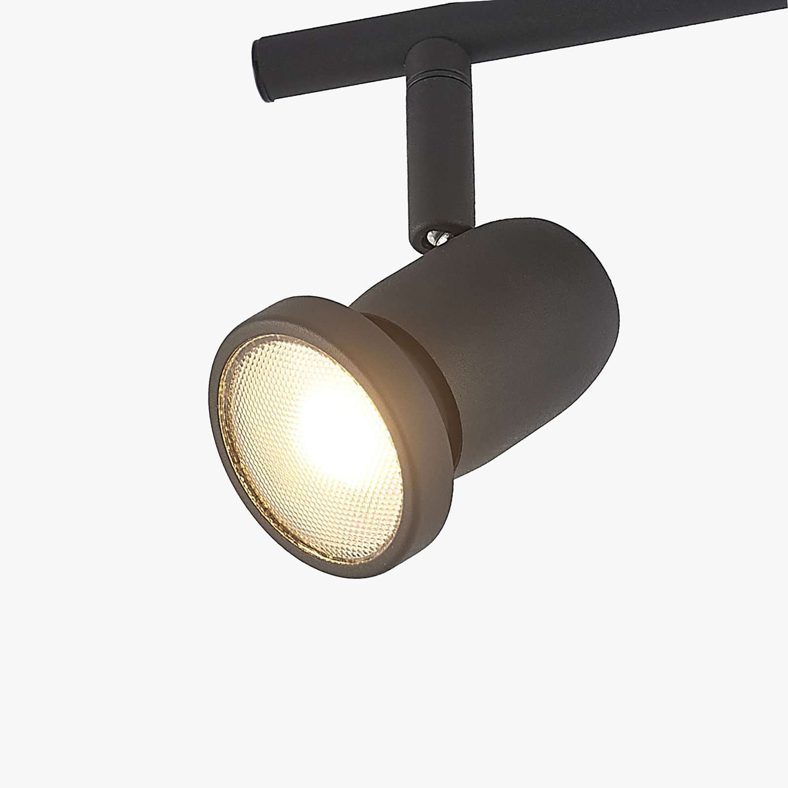 ELC Simano -LED-kattokohdevalo musta, 2-lamppuinen