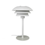 SIXTEEN bordlampe, perlehvid, metal, E27 – Dyberg Larsen