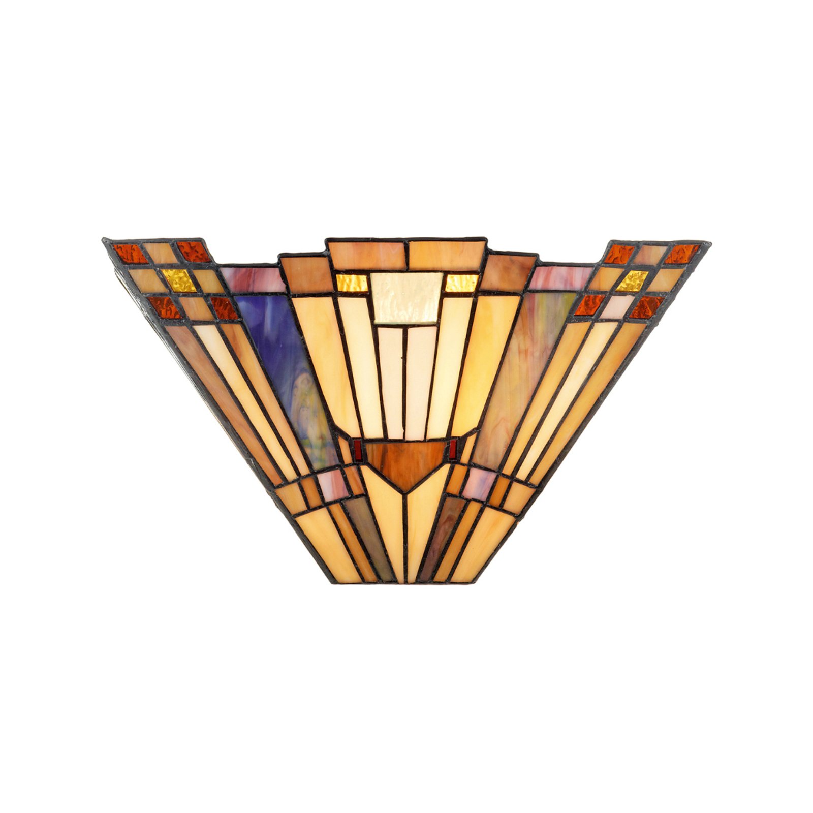 I Tiffany stil designet væglampe Esmea