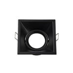 Einbauleuchte Slim Trim Square, 9 x 9 cm, Aluminium, GU10