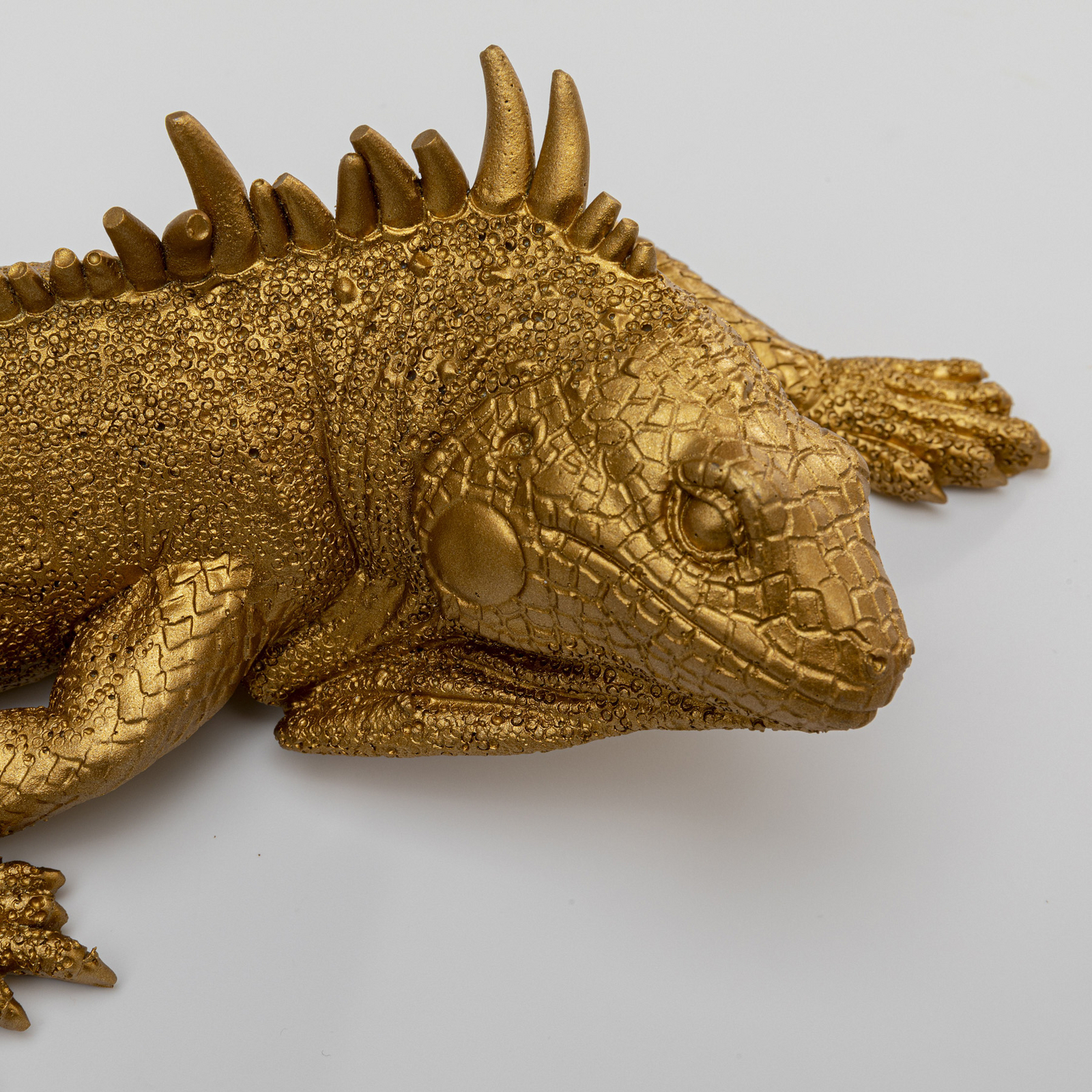 KARE Lizard väggobjekt, lackerad polyresin, 31 x 11 cm, guld