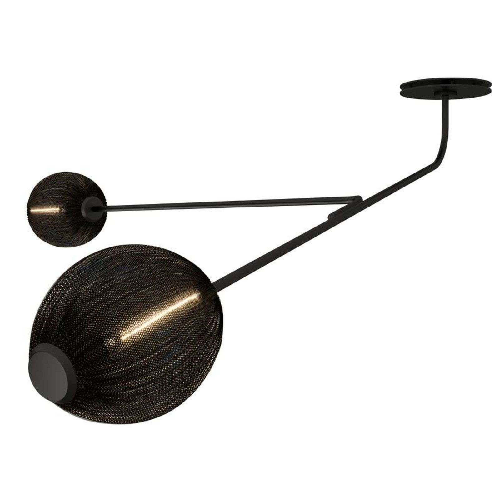 Satellite Vägglampa Soft Black - GUBI