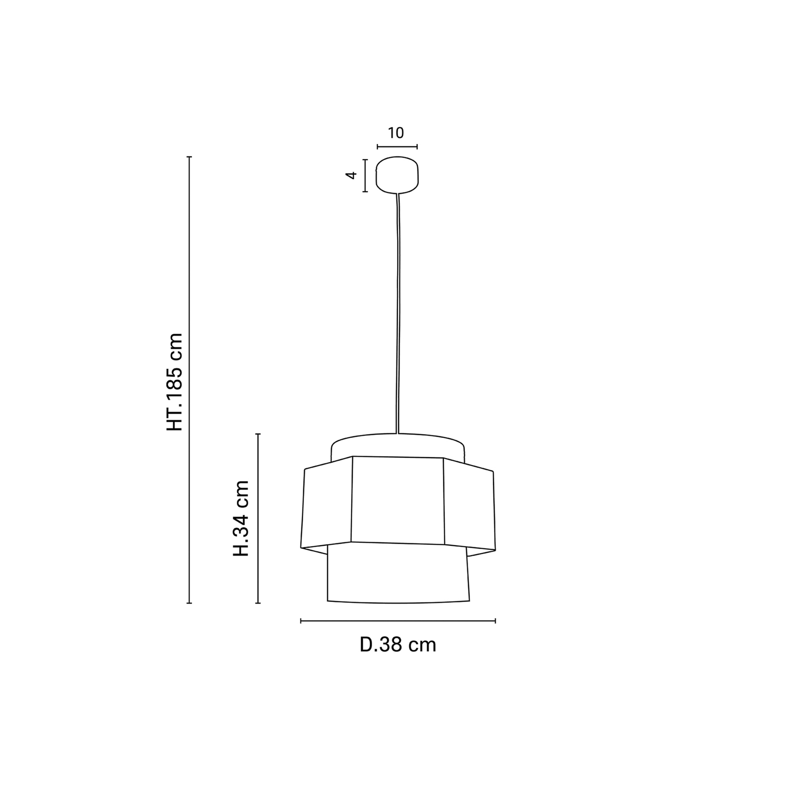 MARKET SET Marrakech hanglamp, 38x34cm, kaki