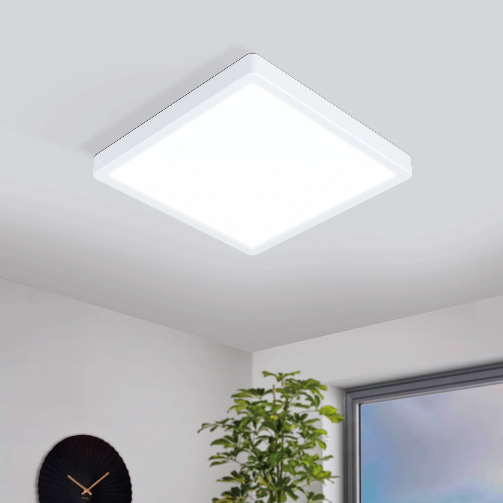 EGLO connect Fueva-Z kattovalaisin 28x28cm valkoinen