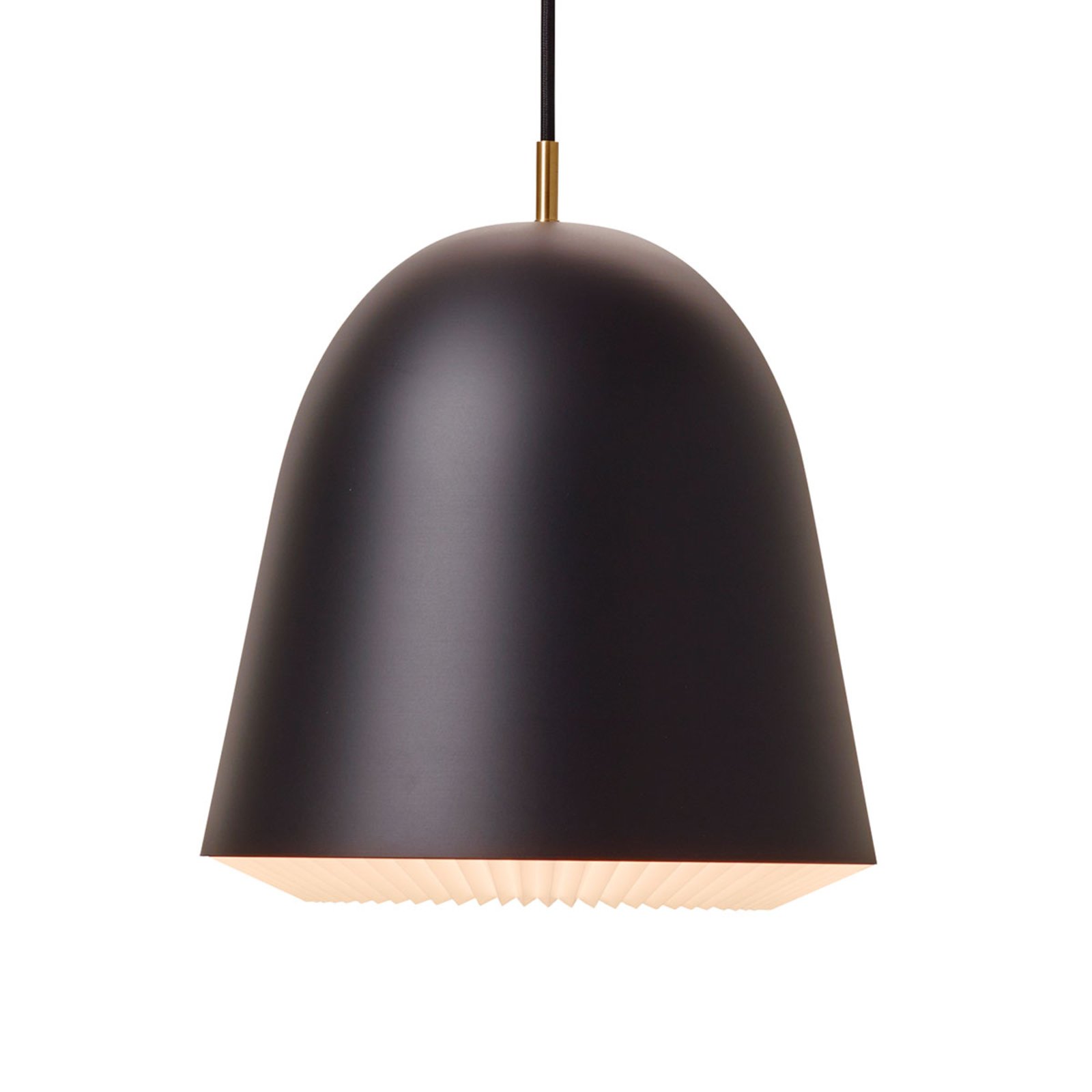 LE KLINT Caché - lámpara colgante, negro, 30 cm
