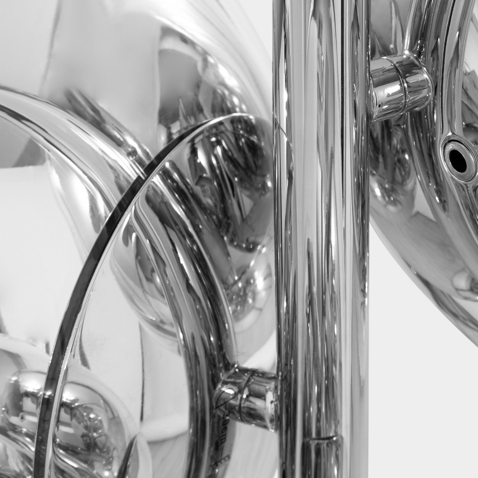 Tom Dixon LED-Hängelampe Melt Chandelier Mini, silberfarben