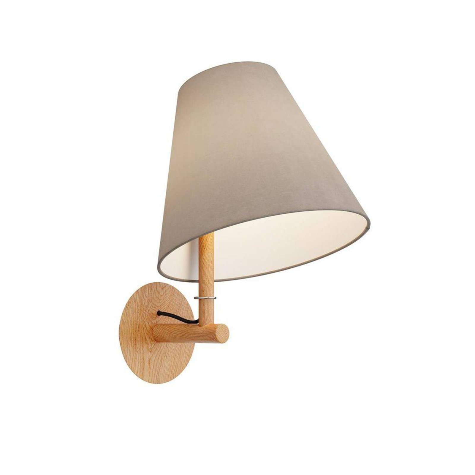 JindaWall Lamp Grey/Oak - Lucande