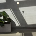 Northern LED-Akku-Stehleuchte Snowball, graubeige, 2.700 K