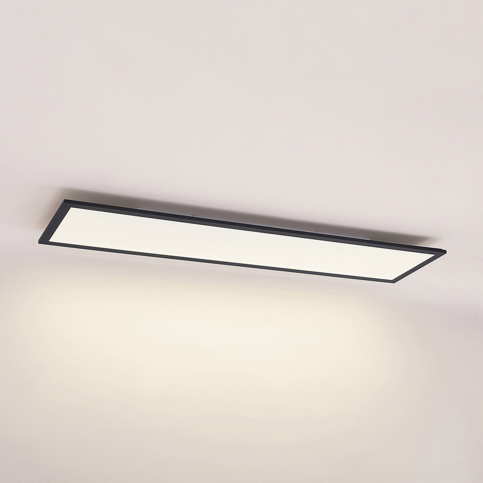 Nelios Ceiling Lamp LED 4000K 120x30 Black - Lindby