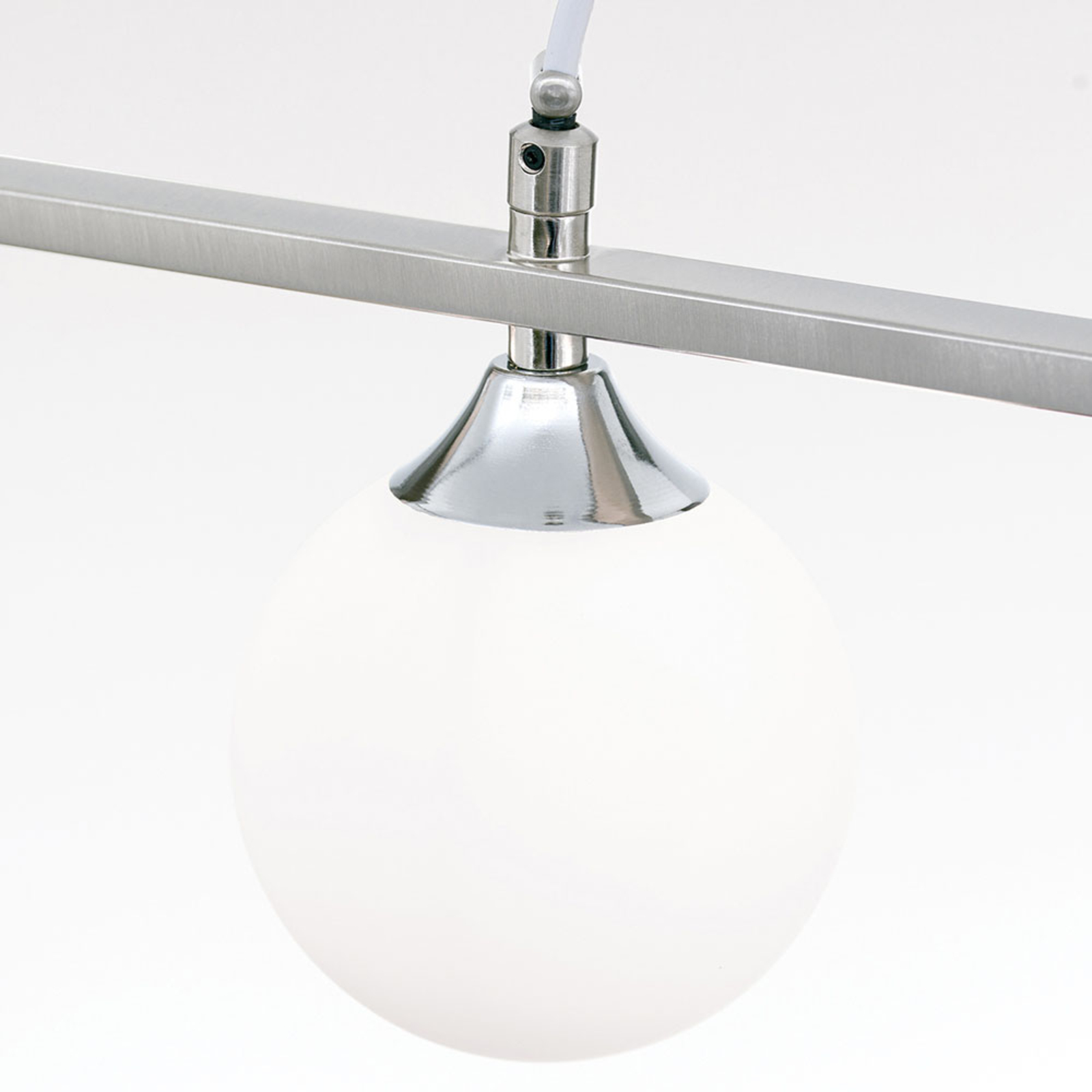 Snowwhite pendant light five-bulb, nickel