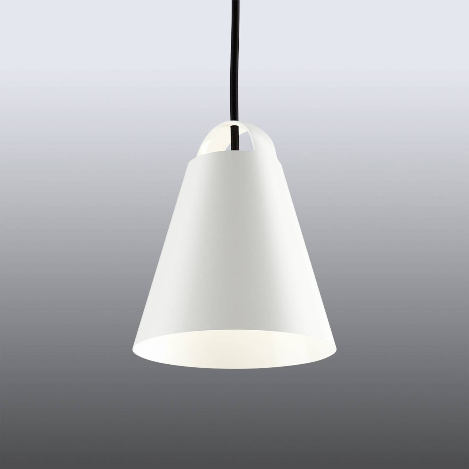 E-shop Louis Poulsen Above závesná lampa, biela, 17,5 cm