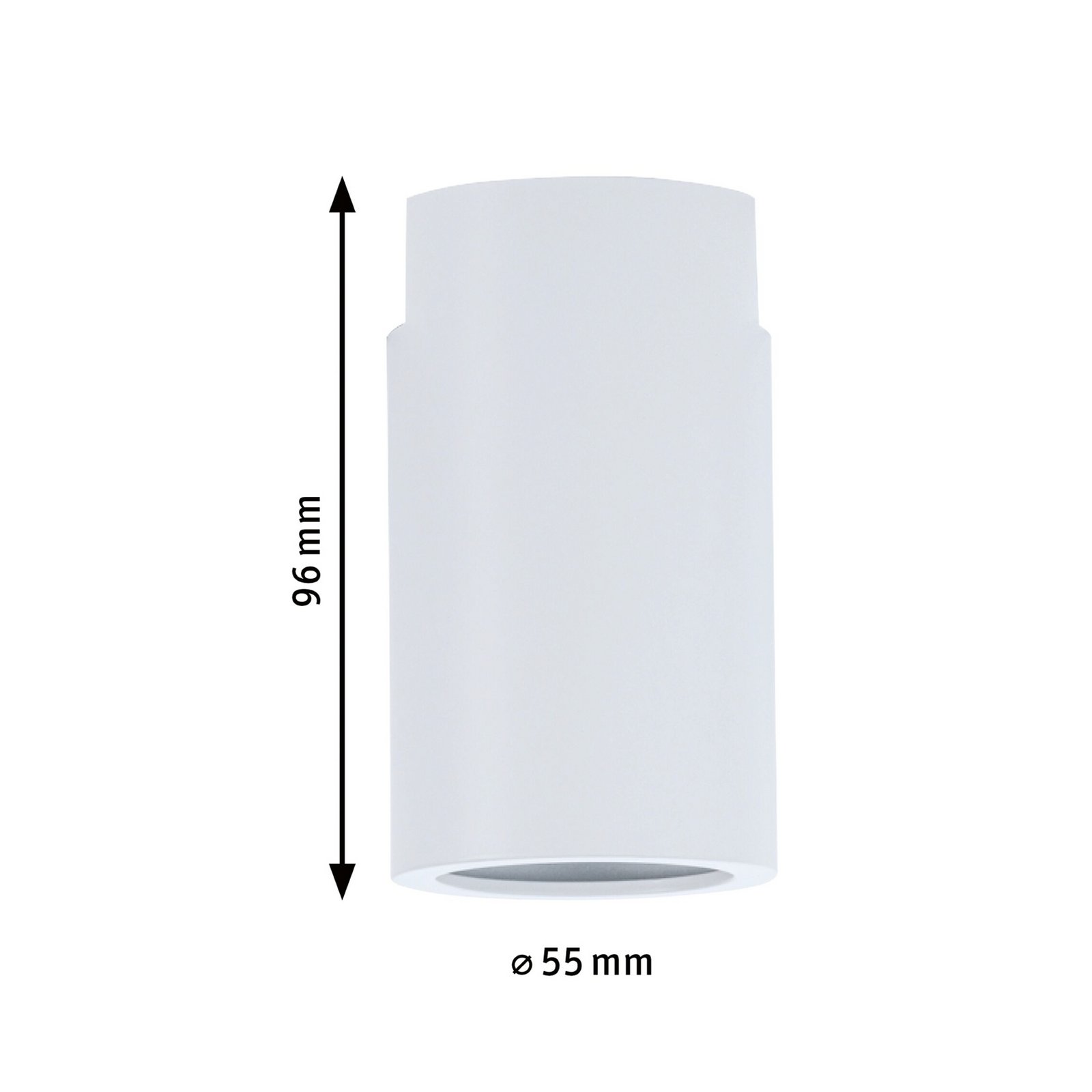 Paulmann URail plafondcontactdoos E27, signaalwit Paulmann URail plafondcontactdoos E27, signaalwit