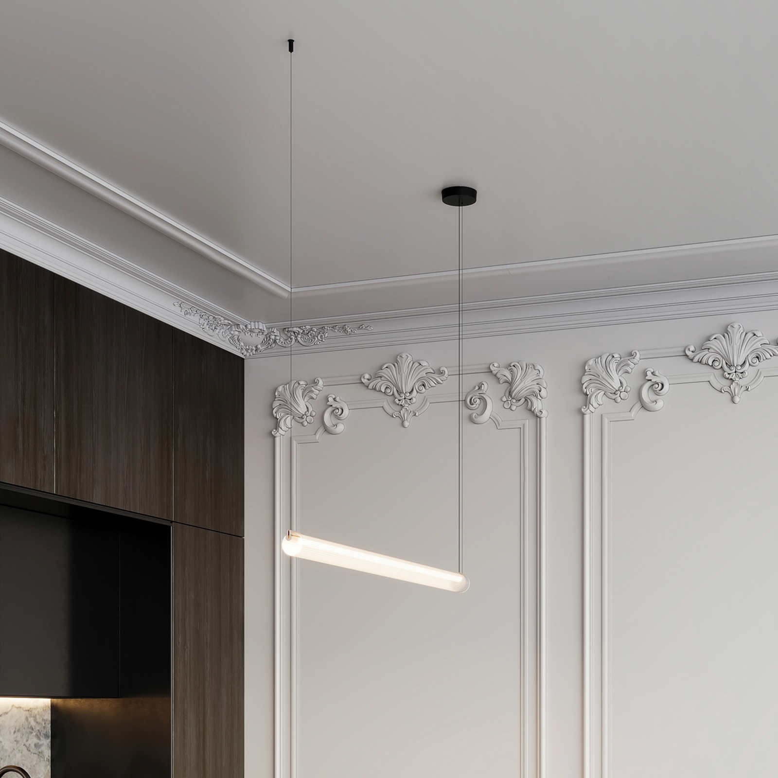 WEVER & DUCRÉ LED висяща лампа Finelle 1.0 бежова 2700K димируема