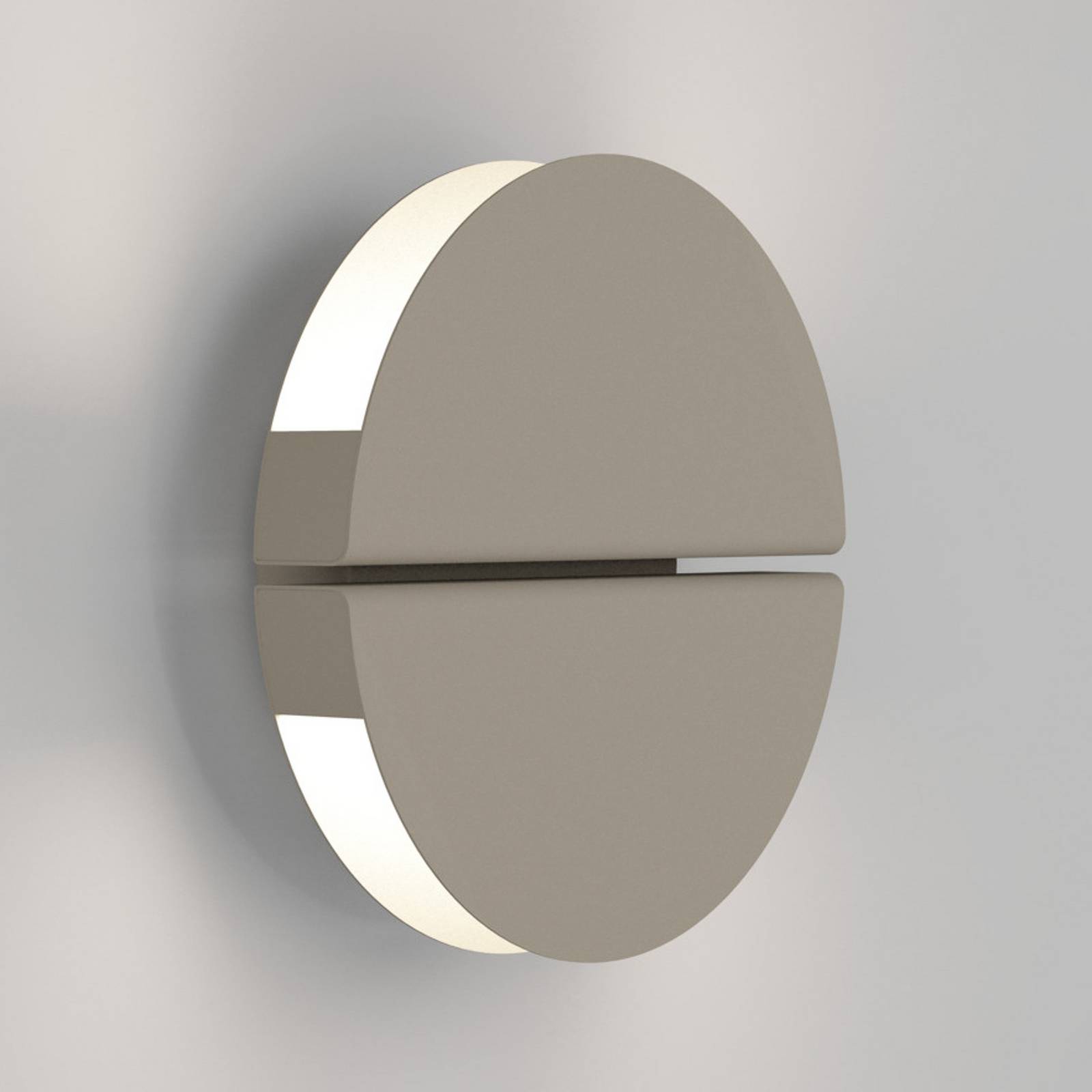 Kinkiet LED EGLO PIANOSA, beżowy, Ø 18 cm, IP44, CCT