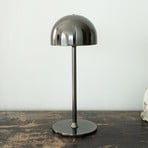 LED tölthető asztali világítás Tim, nikkel színű, magasság 30 cm, IP54