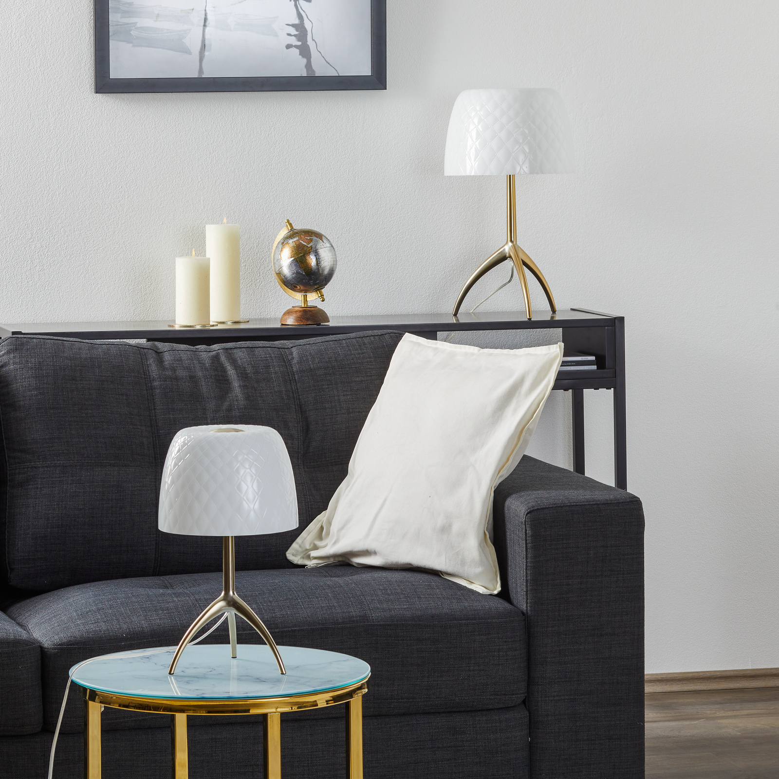 Foscarini Lumiere 30 Pastillenmuster mit Dimmer